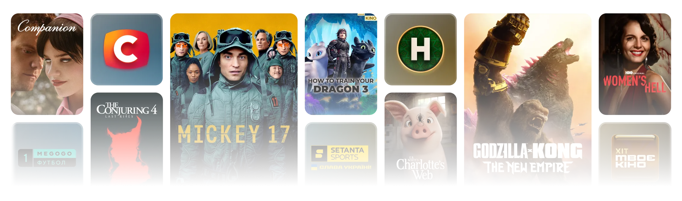 Movies available to watch on Megogo