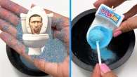Satisfying Crushing Slime crush glitters