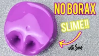 NO BORAX SAND POWDER SLIME How to make a Slime with SAND Powder without Borax ASMR