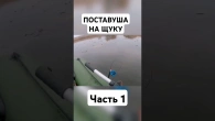 Поставуша на щуку