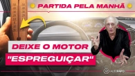 Motor moderno também precisa de TEMPO para LUBRIFICAR