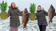 Juicy Recipes from Huge Carp with Fresh Pineapples! Life in a Ukrainian village