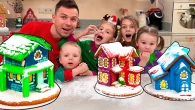 Five Kids Challenge Gingerbread House Collection Songs and Videos