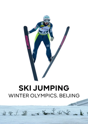 Ski Jumping. Winter Olympics. Beijing