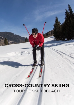Cross-Country Skiing. Tour de Ski. Toblach