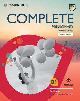 Обкладинка "Complete Preliminary (2nd Edition). Teacher's Book with Downloadable Resource Pack"