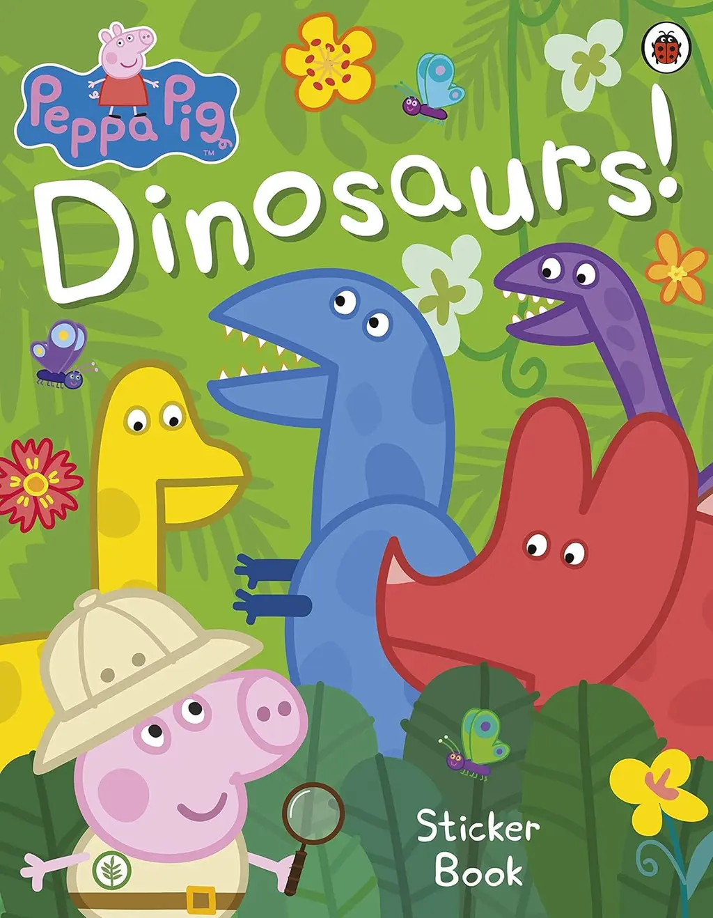 Обкладника "Peppa Pig: Dinosaurs! Sticker Book" Обкладинка "Peppa Pig: Dinosaurs! Sticker Book"