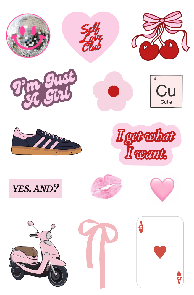 Стікерпак 3Д "Cutie"