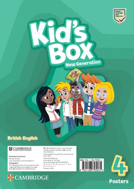 Обкладника "Kid's Box New Generation 4. Posters (8)" Обкладинка "Kid's Box New Generation 4. Posters (8)"