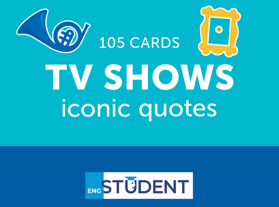 Картки для вивчення - TV Shows