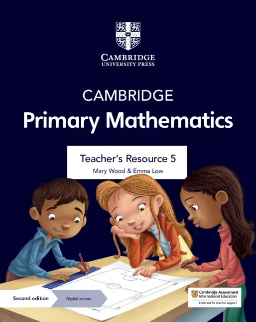 Обкладника "Cambridge Primary Mathematics (2nd Edition). Workbook 5 with Digital Access (1 Year)" Обкладинка "Cambridge Primary Mathematics (2nd Edition). Workbook 5 with Digital Access (1 Year)"