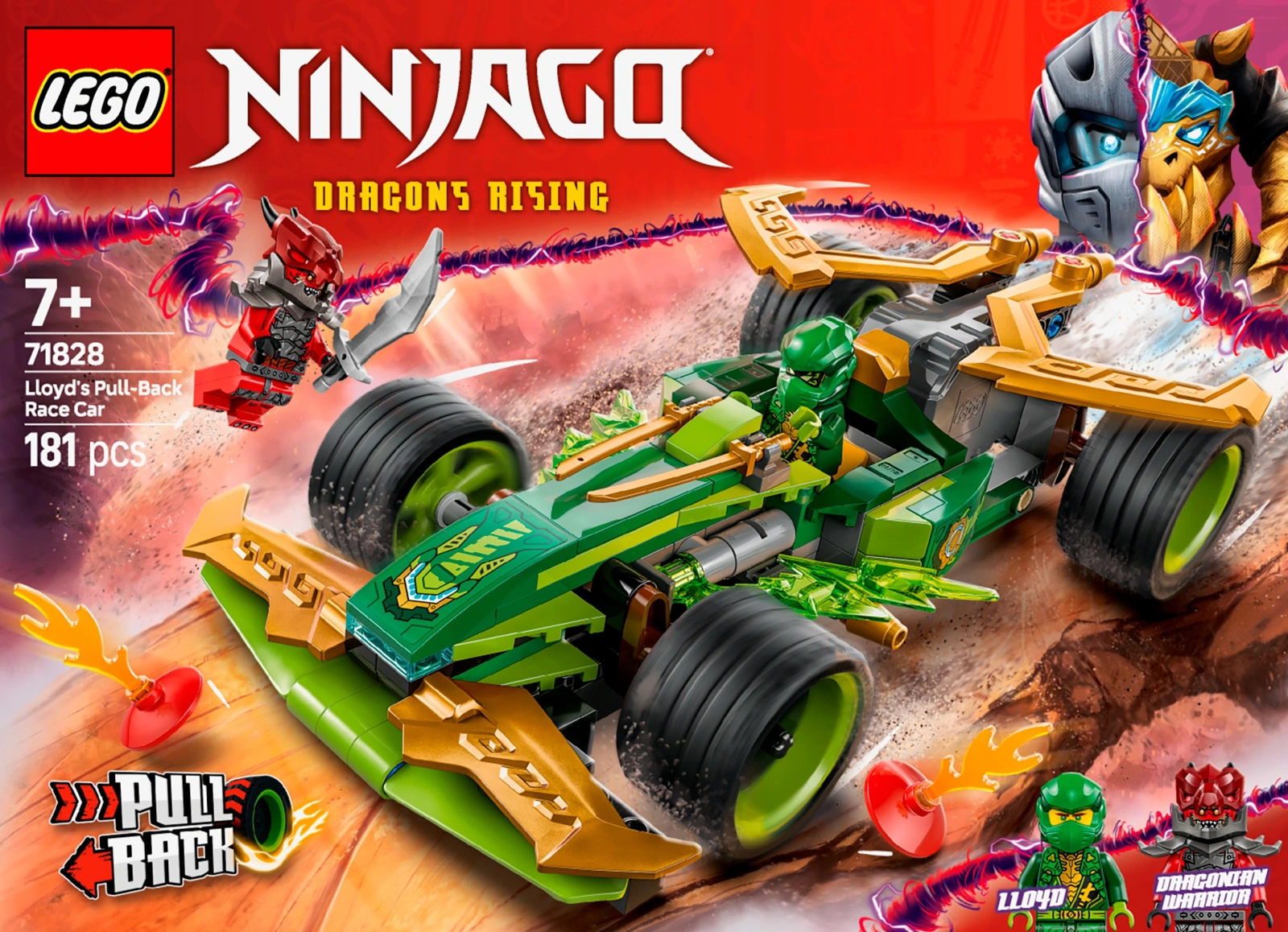 Конструктор LEGO Автомобіль для перегонів Лойда з інерційним двигуном