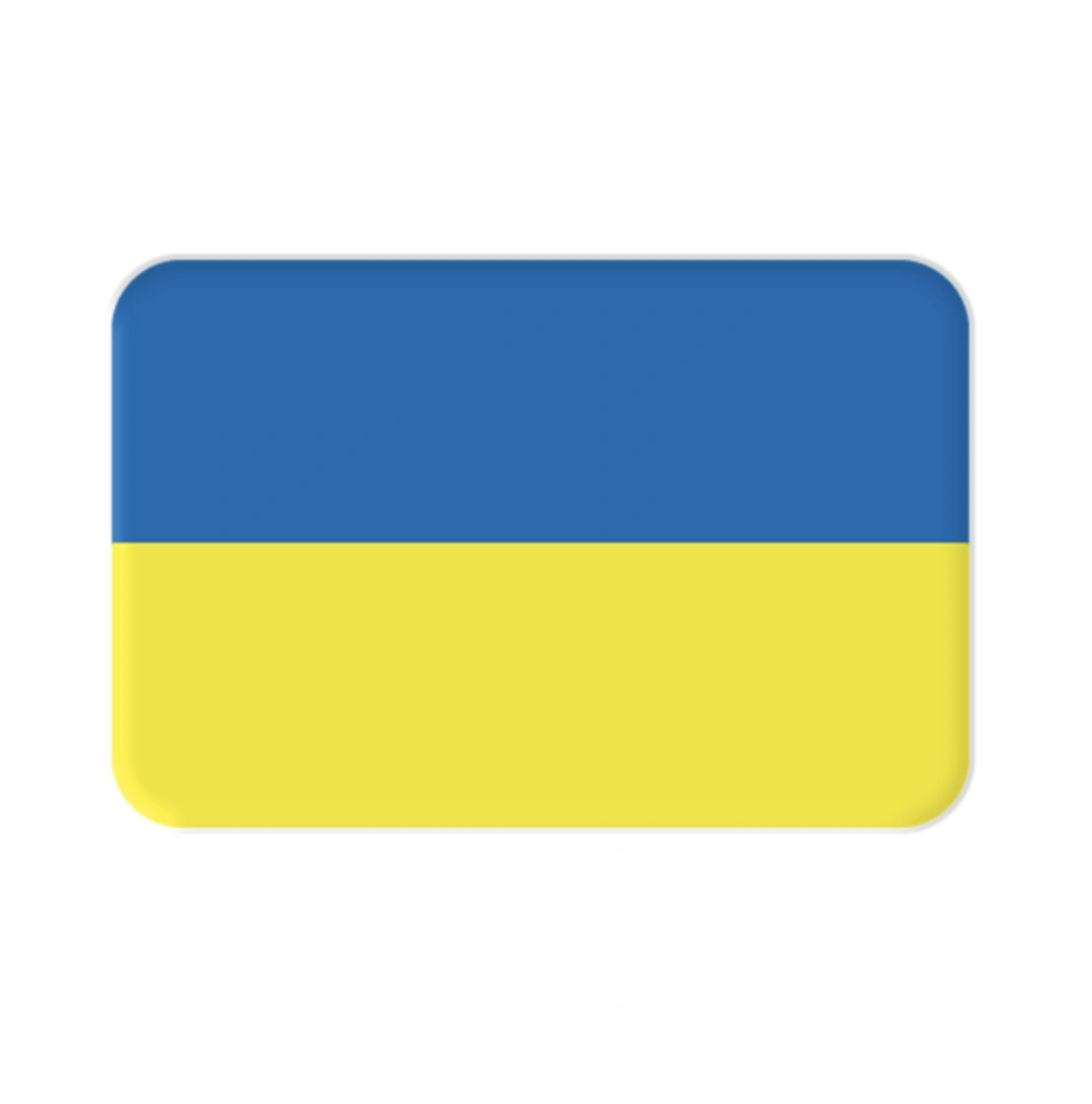 Обкладинка "3D стікер «Прапор прямокутник»"