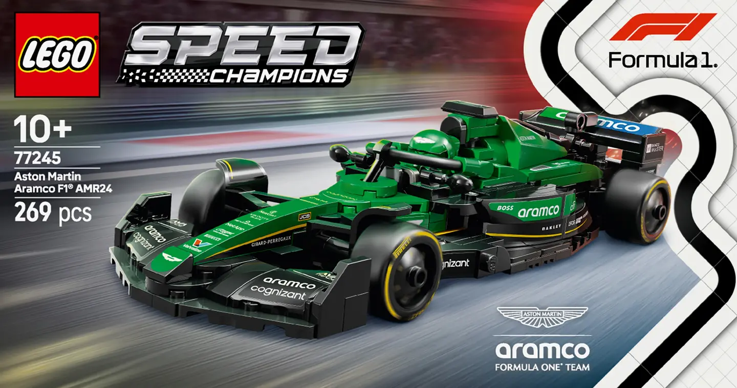 Конструктор LEGO Автомобіль для перегонів Aston Martin Aramco F1® AMR24