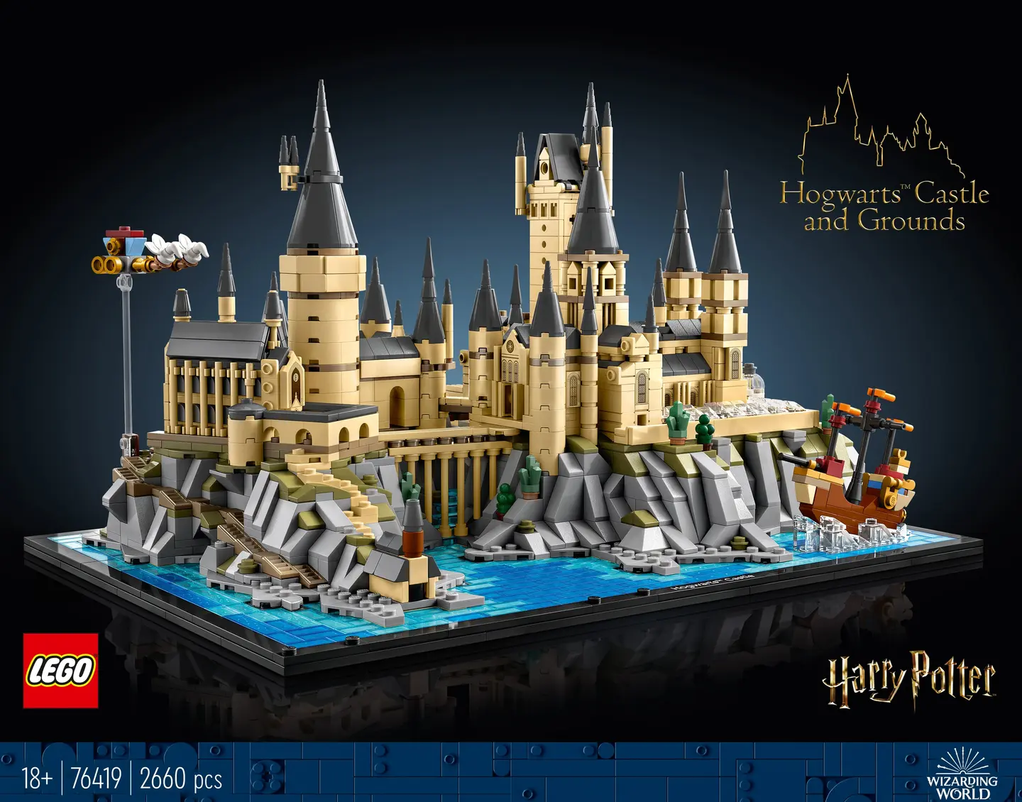 Конструктор LEGO Замок і територія Гоґвортсу