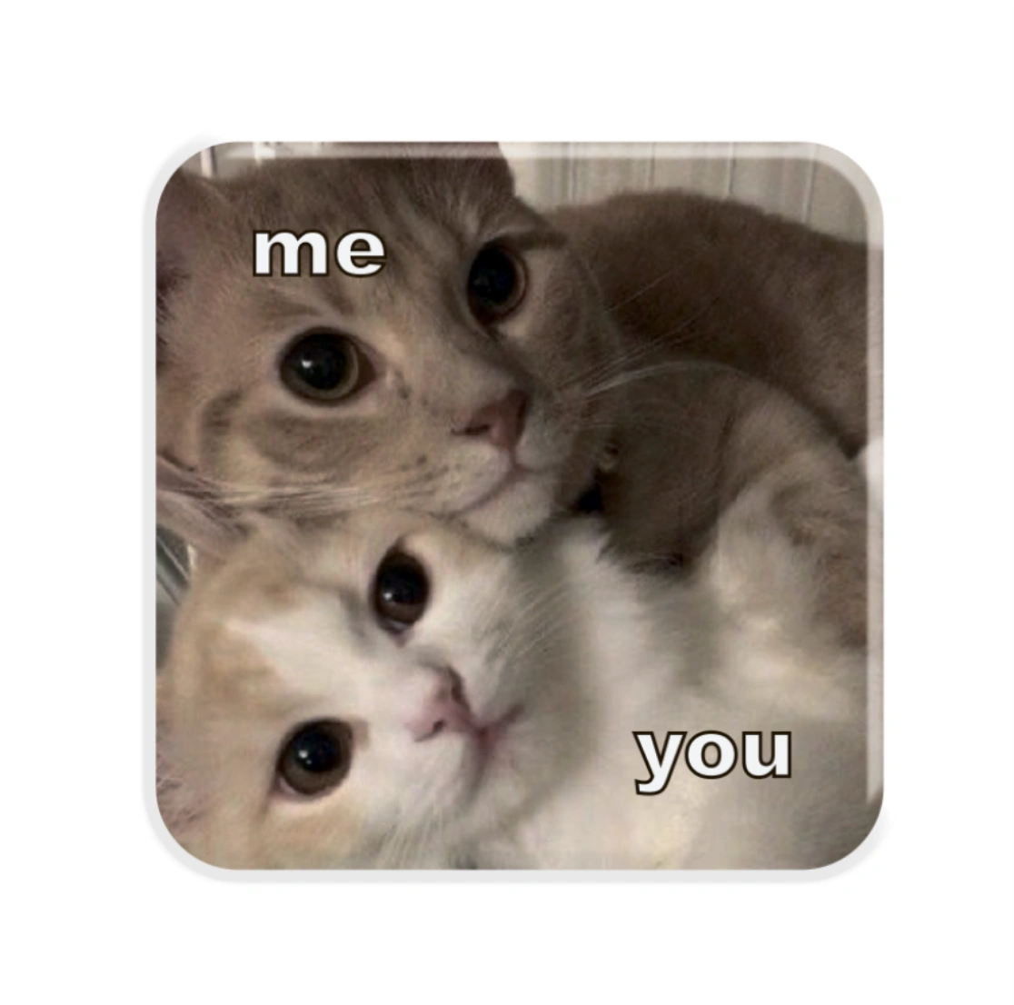 3D стікер «Me and you»