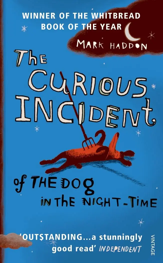Обкладника "The Curious Incident of the Dog in the Night-time" Обкладинка "The Curious Incident of the Dog in the Night-time"