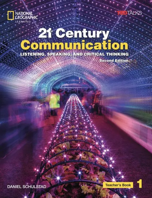 Обкладинка "TED Talks: 21st Century Communication. 1 Listening, Speaking and Critical Thinking. Teacher's Book"