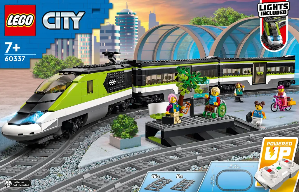 Обкладинка "Конструктор LEGO Пасажирський потяг-експрес"