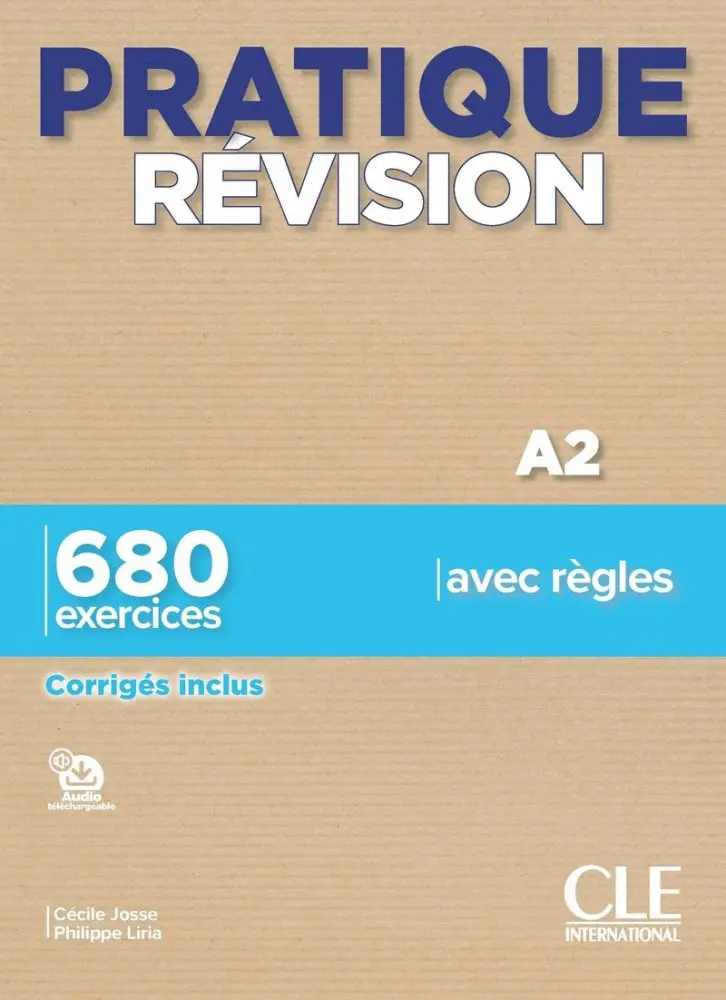 Обкладника "Pratique Révision A2. Livre + Corrigés + Audio téléchargeable" Обкладинка "Pratique Révision A2. Livre + Corrigés + Audio téléchargeable"