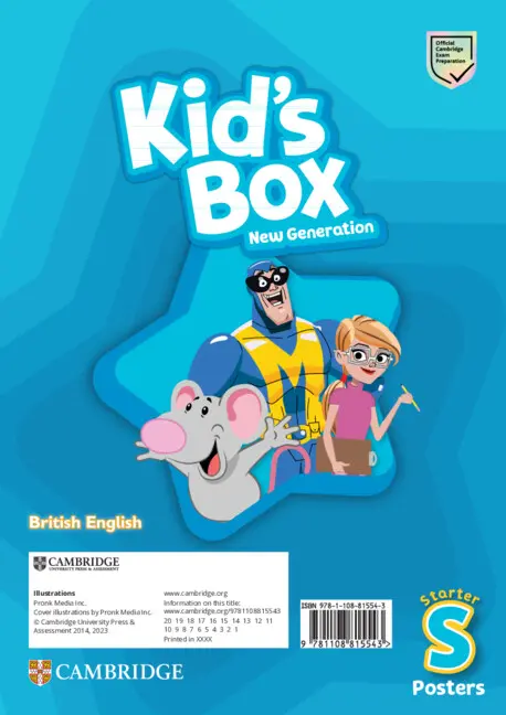Обкладника "Kid's Box New Generation. Starter Posters (8)" Обкладинка "Kid's Box New Generation. Starter Posters (8)"