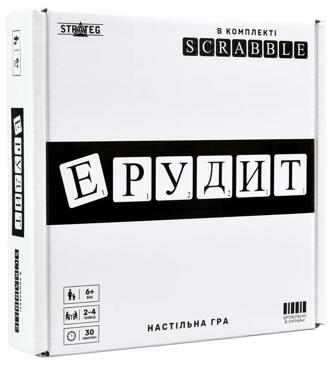 Настільна гра «Ерудит чорно-білий»