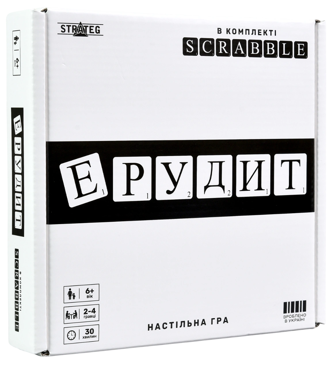 Настільна гра «Ерудит чорно-білий»