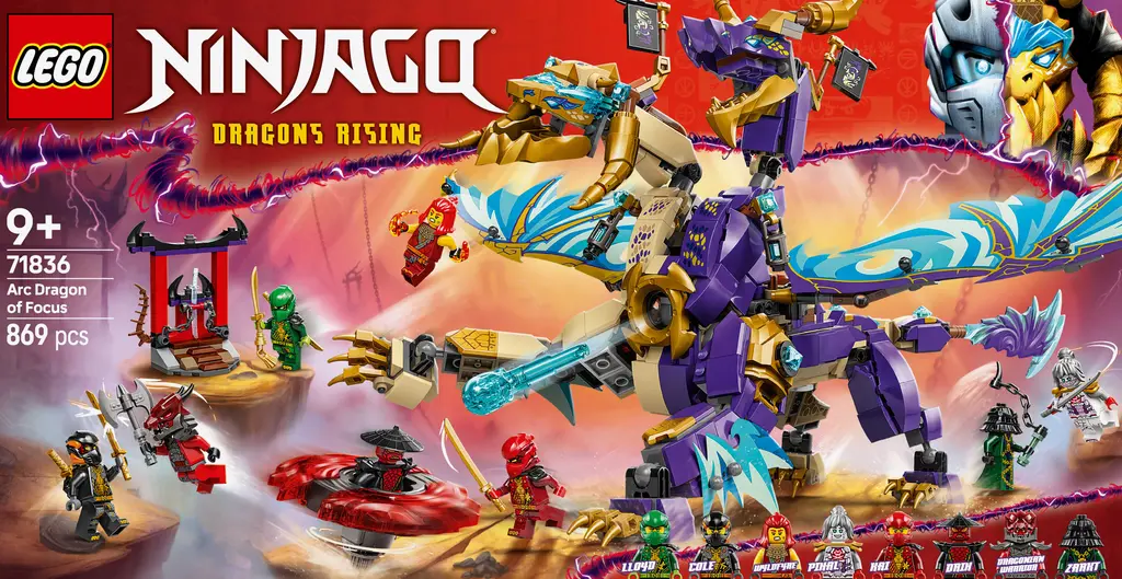 Обкладника "Конструктор LEGO Arc Dragon of Focus" Обкладинка "Конструктор LEGO Arc Dragon of Focus"