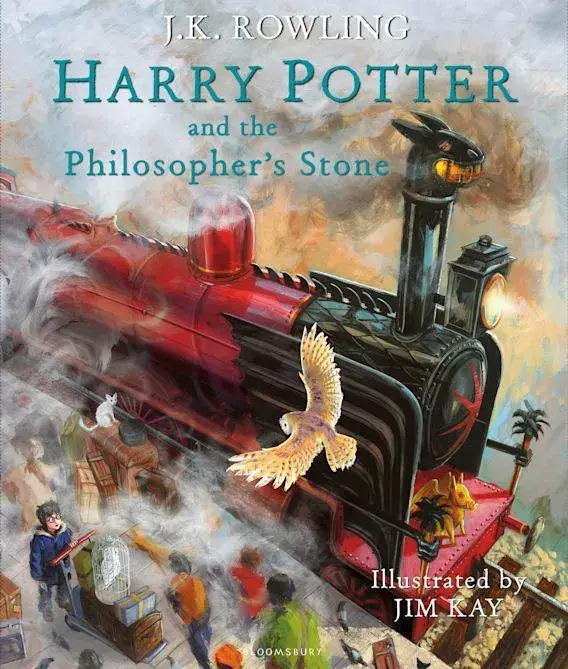 Обкладника "Harry Potter and the Philosopher's Stone - Illustrated Hardback Editon" Обкладинка "Harry Potter and the Philosopher's Stone - Illustrated Hardback Editon"