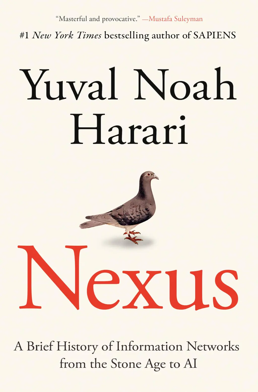 Обкладинка "Nexus: A Brief History of Information Networks from the Stone Age to AI"