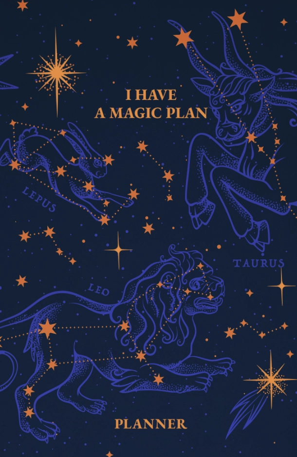 Блокнот для планування «I HAVE A MAGIC PLAN mini» синій