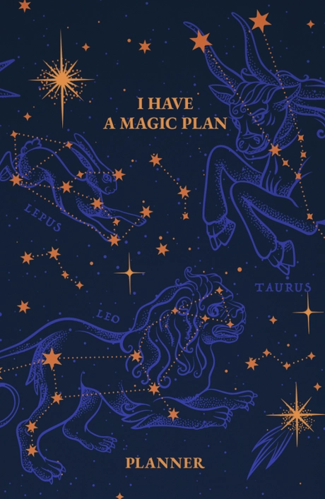 Блокнот для планування «I HAVE A MAGIC PLAN mini» синій