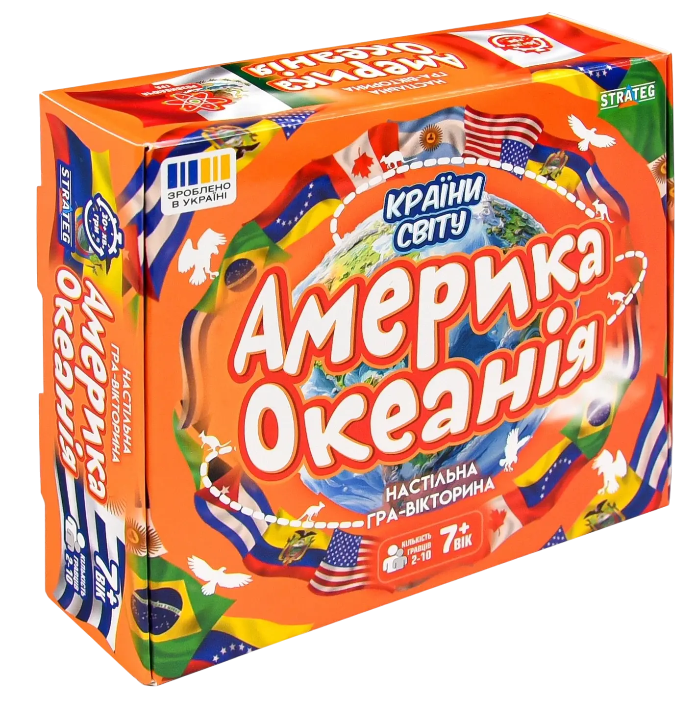 Настільна гра «Країни світу. Америка та Океанія»