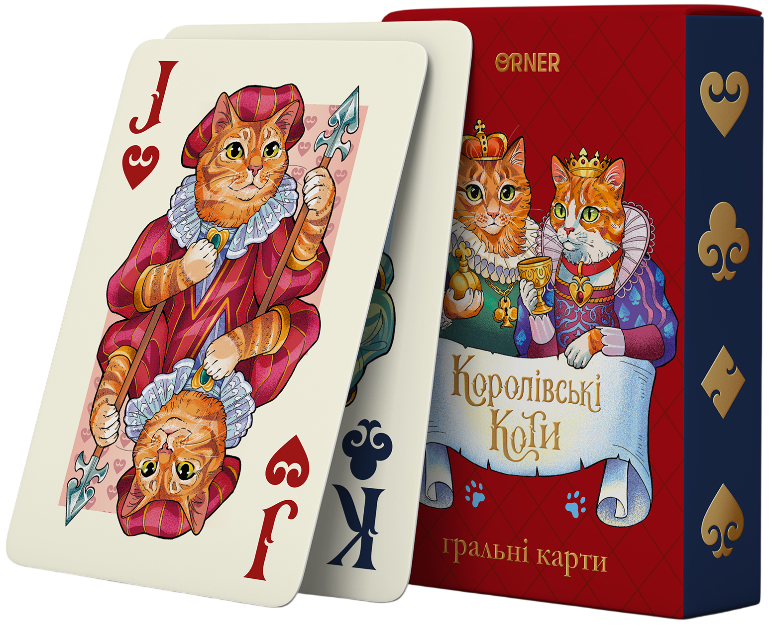 Карти для гри "Королівські коти"