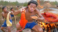 Reactions to Primitive Boy's Cow Tale Cooking: You Won't Believe What Happened Next!