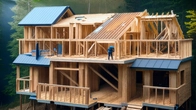 Man Spent 1 Year Building a Huge 2-Storey House