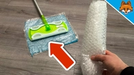 How to clean your Floor with Bubble Wrap(Future Trick)