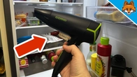 The (sadly unknown) Trick with the Hair Dryer in the Fridge(GENIUS)