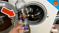 Plumbers don't want you to know THIS(Vodka in the Washing Machine)