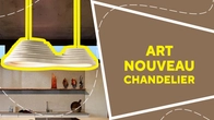 Art Nouveau chandelier