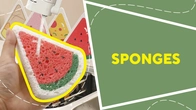 Dish sponges.