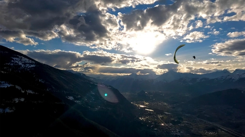 Fly the Alps UHD HDR