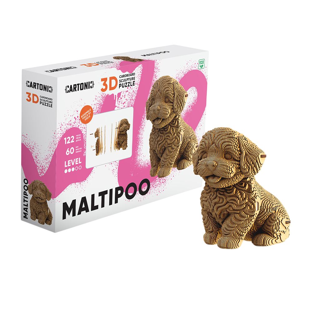 Картонний конструктор "Cartonic 3D Puzzle MALTIPOO"