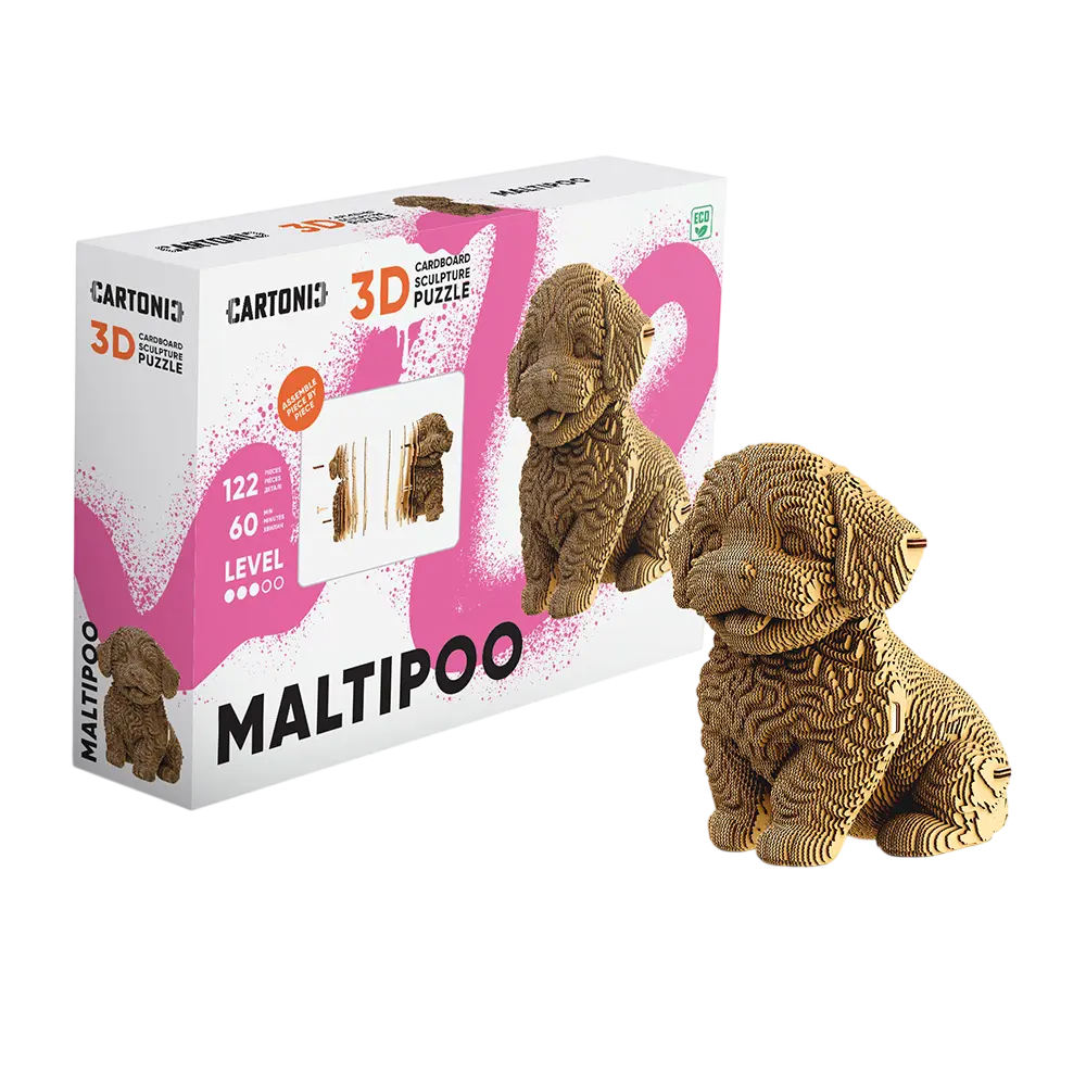 Картонний конструктор «Cartonic 3D Puzzle MALTIPOO»
