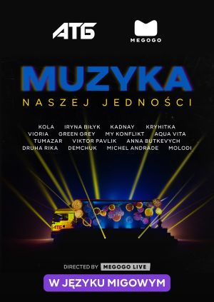 Muzyka naszej jedności (w języku migowym) — plakat