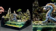 How To Make Diorama SWAT Team Attack Lindworm Dragon