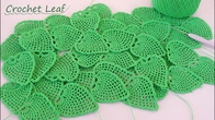 Самый лёгкий листик крючкомВЯЗАНИЕ для начинающихCrochet This Leaf in 10 MinutesBeginner Friendly