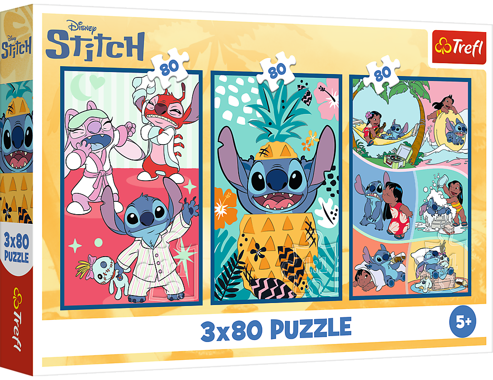 Пазли Trefl Lilo and Stitch Світ Cтіча 3 в 1