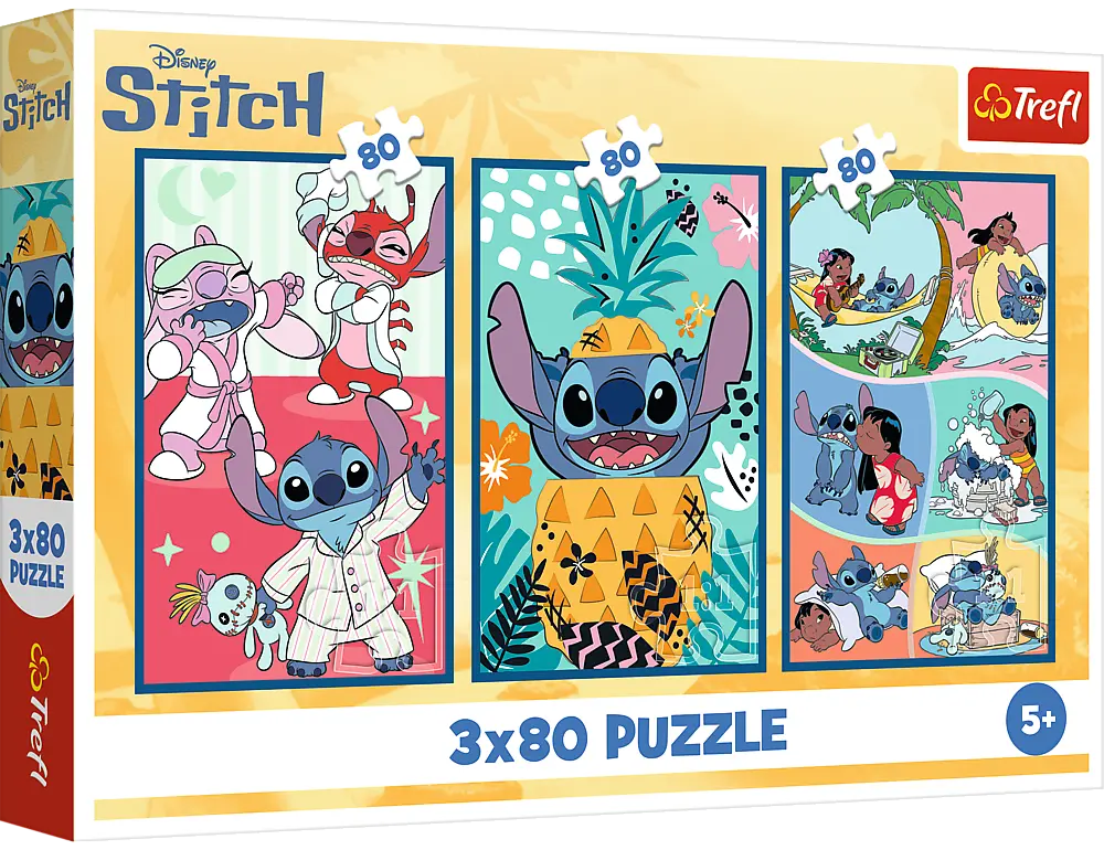 Пазли Trefl Lilo and Stitch Світ Cтіча 3 в 1