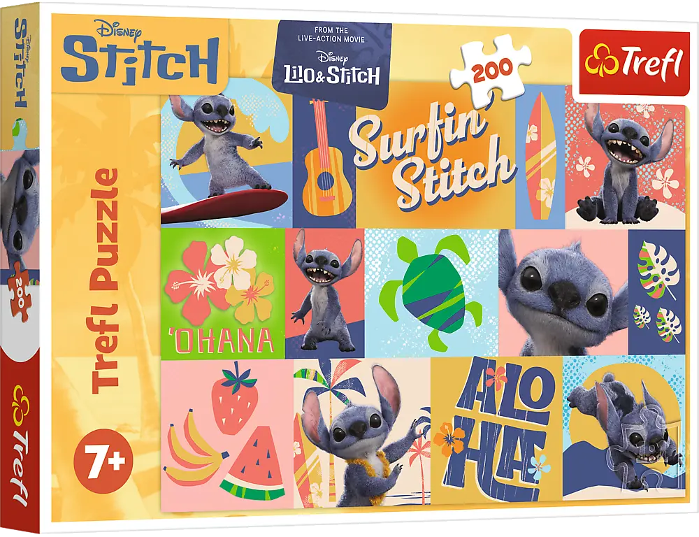 Пазл Trefl Disney Stitch The Movie Пригоди на Гаваях 200 елементів